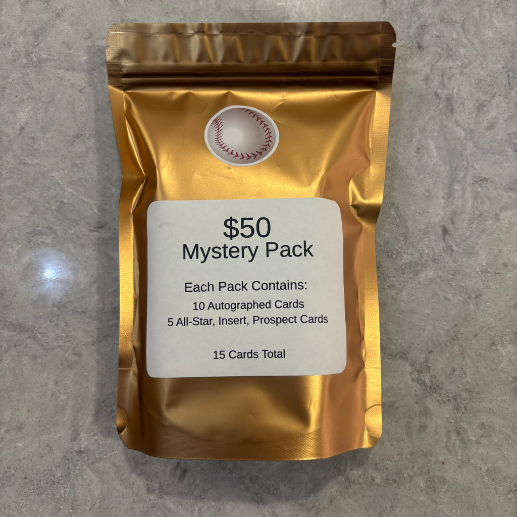 Baseball Card Mystery Pack - Gold MORE CARDS!