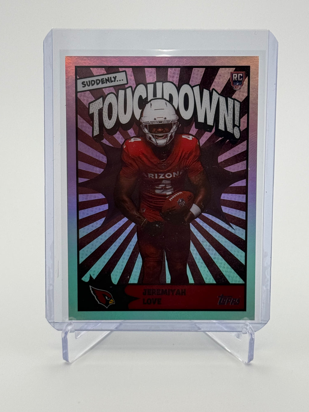 2026 Topps Flagship Jeremiah Love Touchdown Rookie Card
