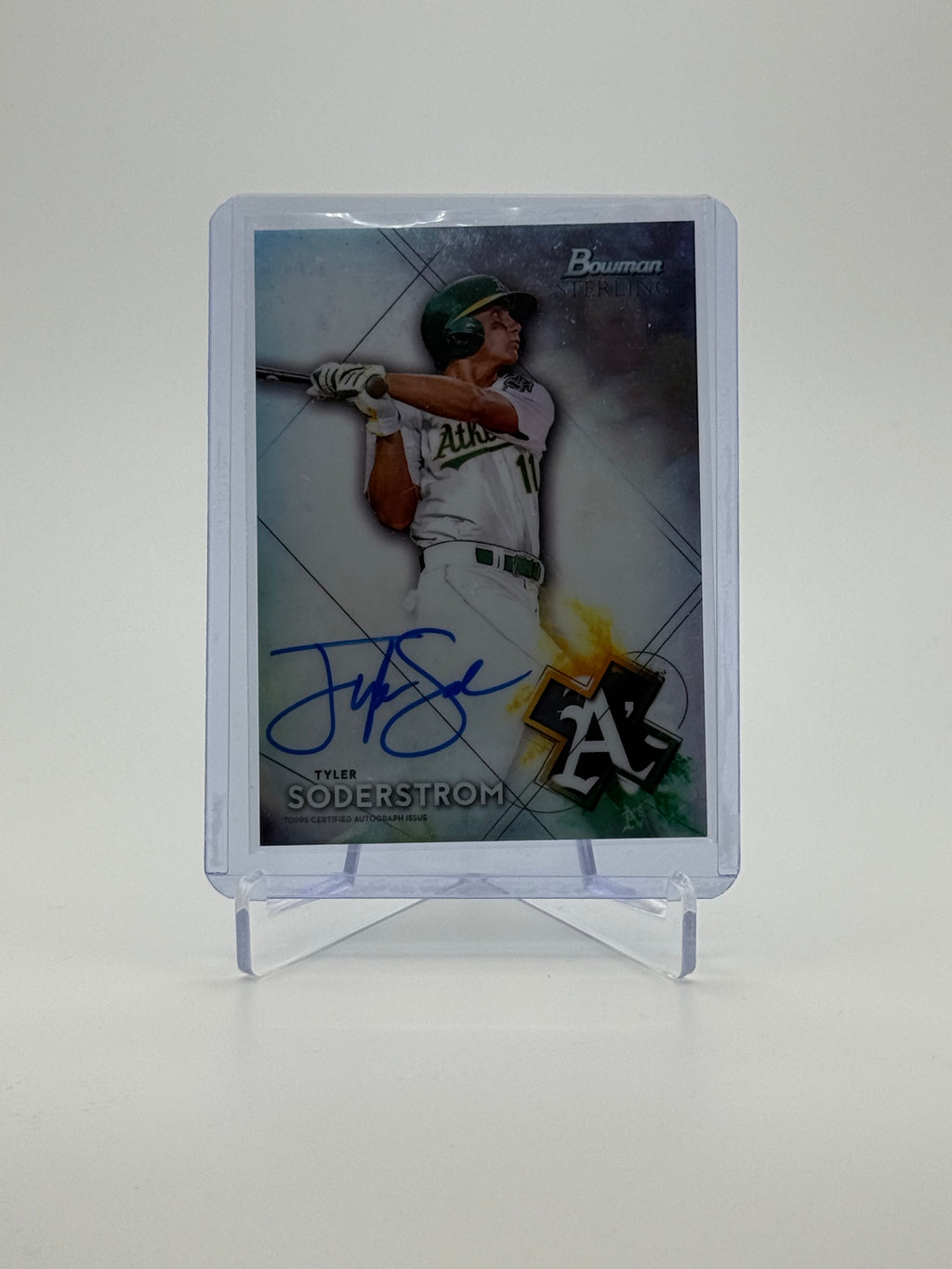 Tyler Soderstrom 2021 Bowman Sterling Autographed Card