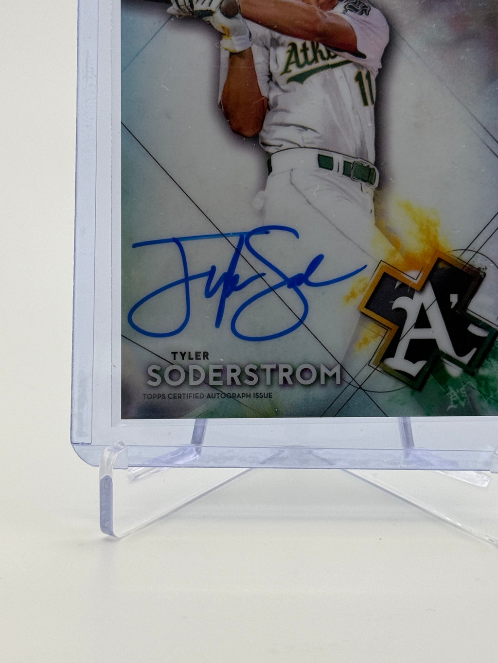 Tyler Soderstrom 2021 Bowman Sterling Autographed Card