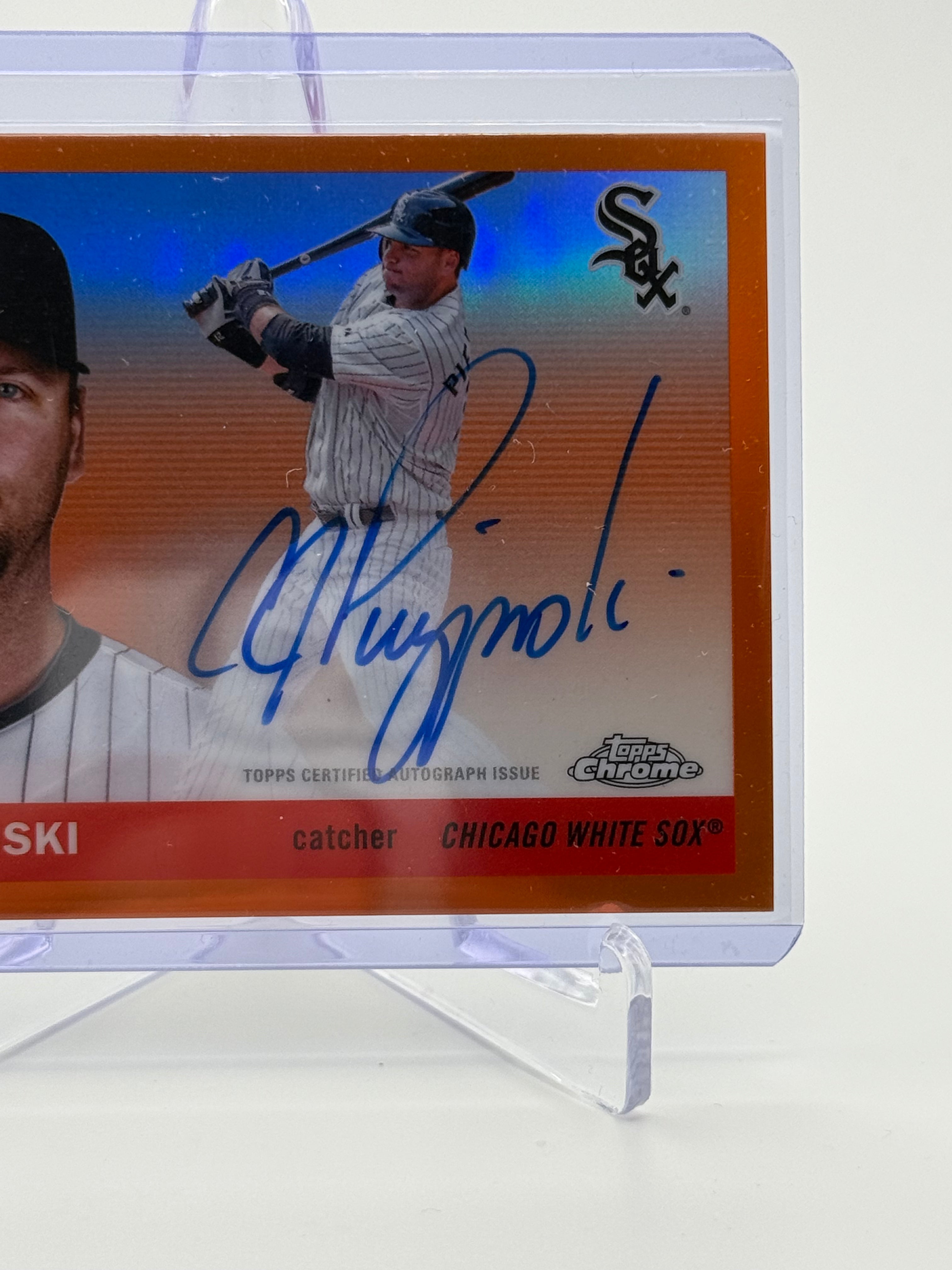AJ Pierzynski 2026 Topps Chrome Platinum Baseball Autographed Card /25