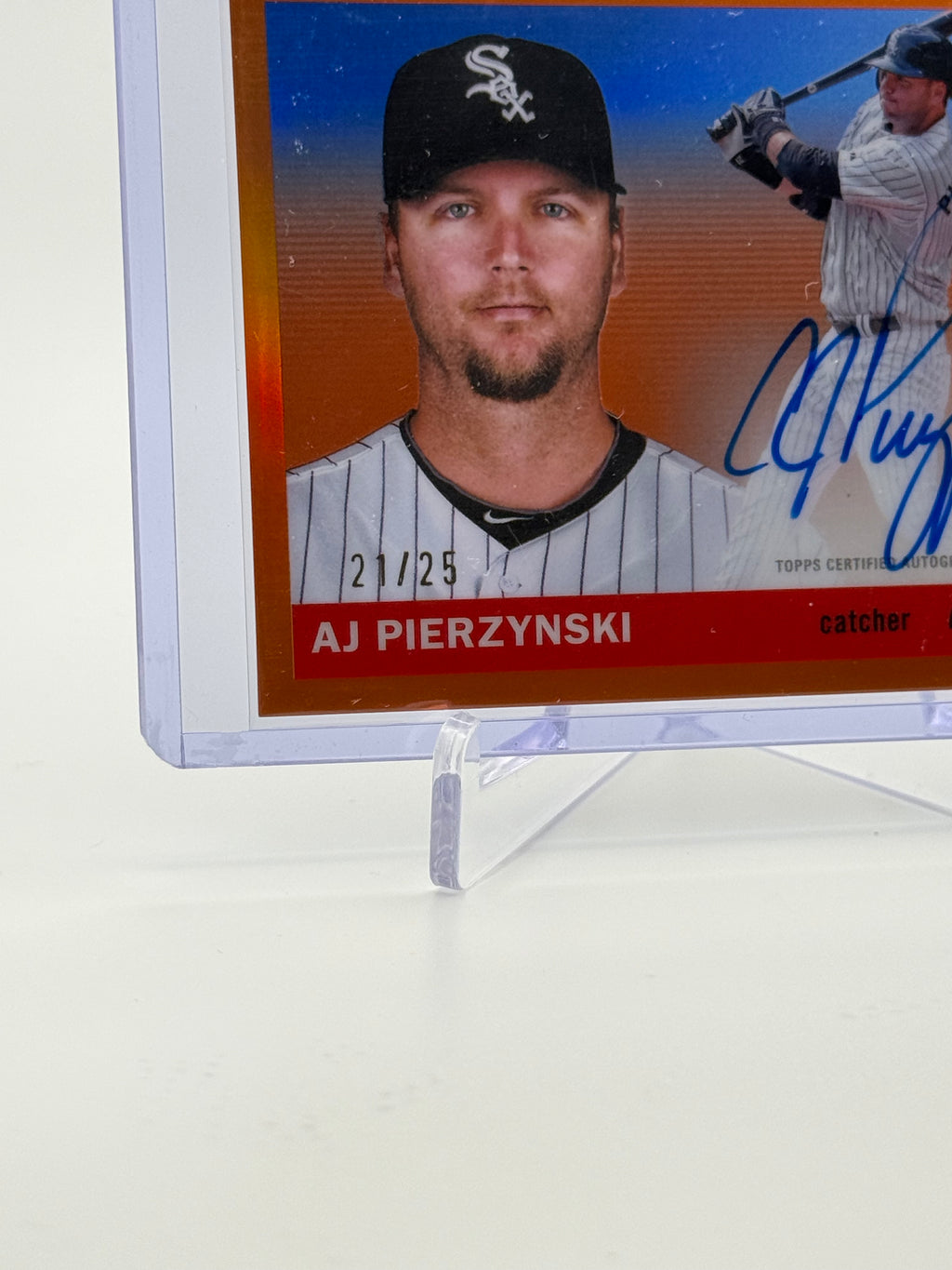 AJ Pierzynski 2026 Topps Chrome Platinum Baseball Autographed Card /25