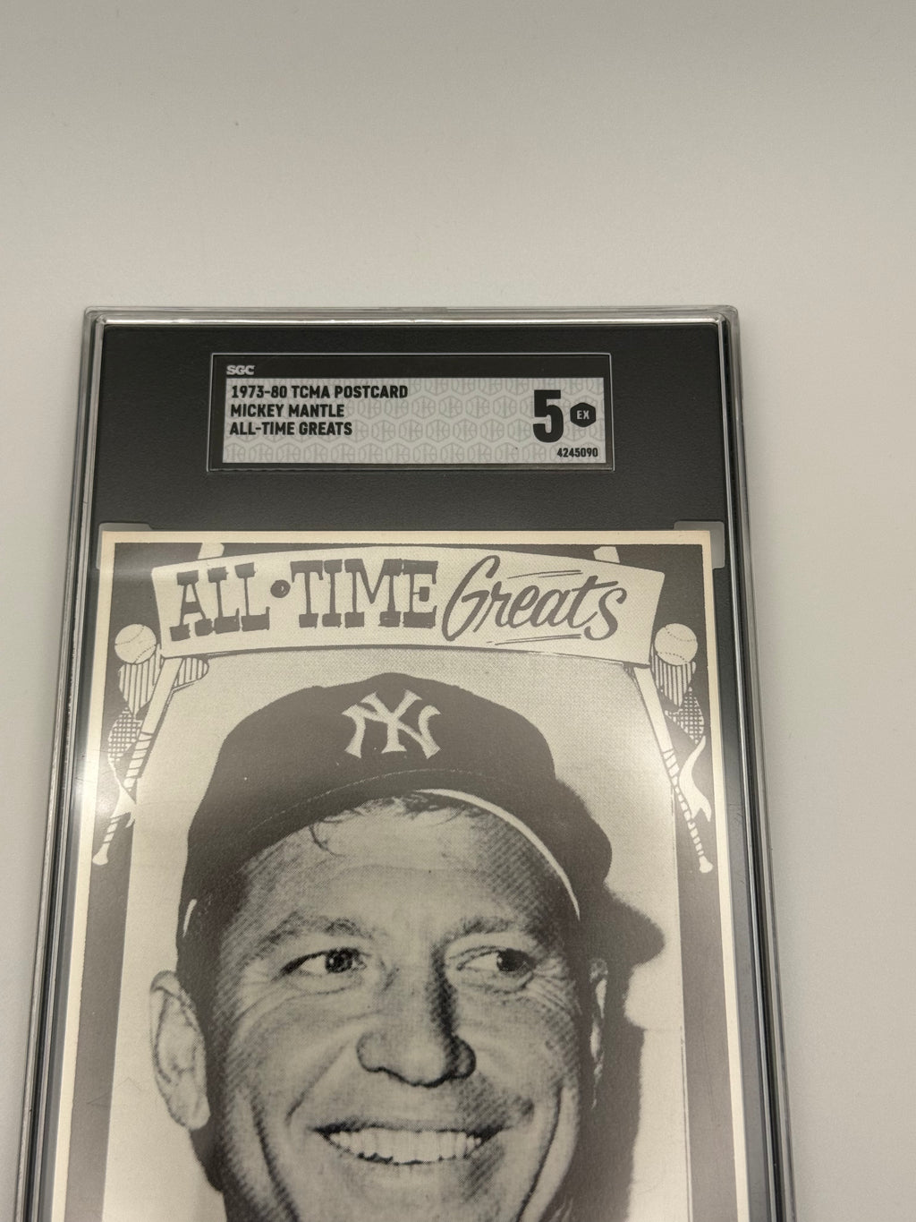 Mickey Mantle 1973-80 TCMA Postcard All-Time Greats SGA 5