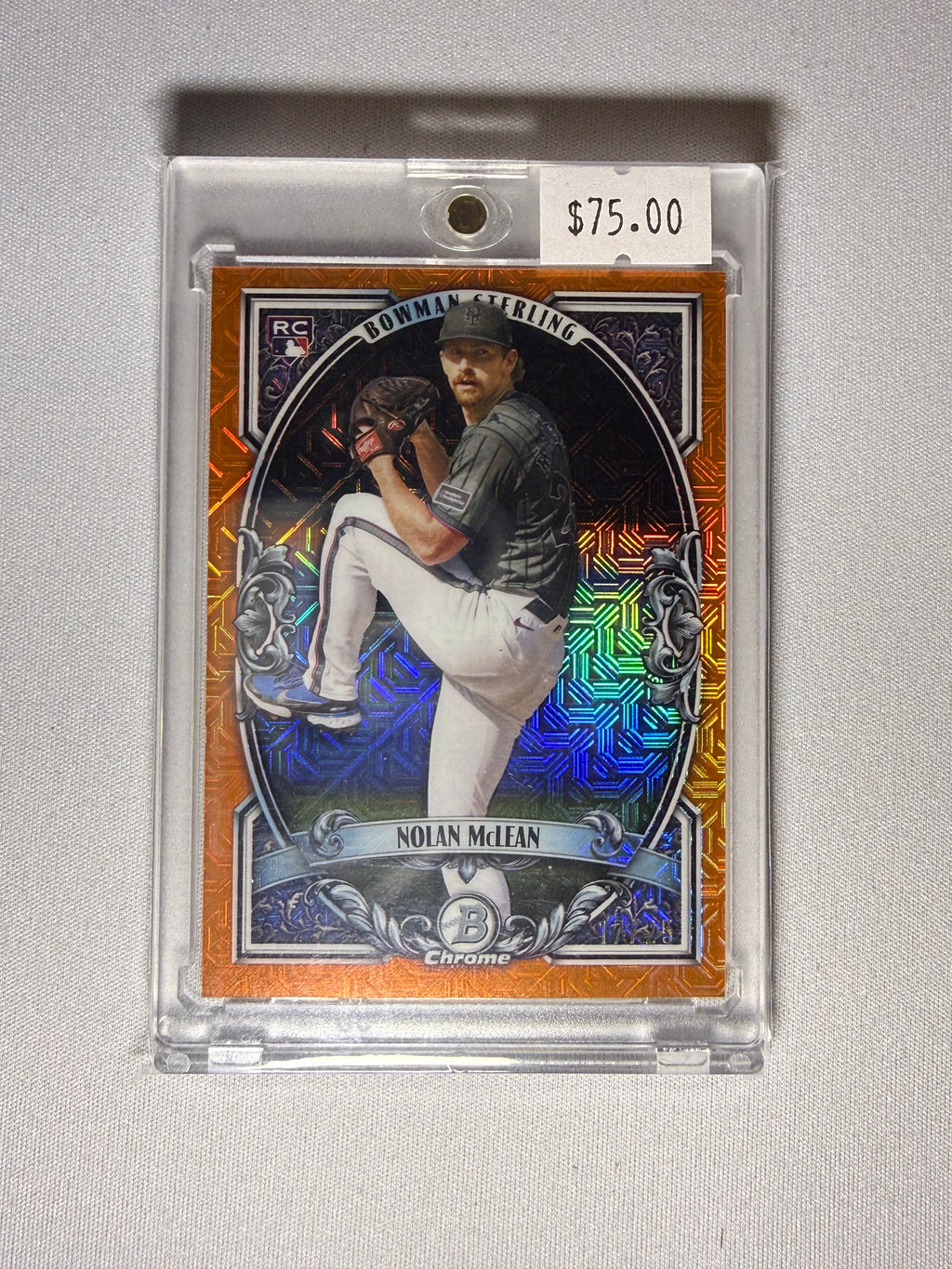 Nolan McLean Bowman Chrome Sterling Rookie Card Revelation