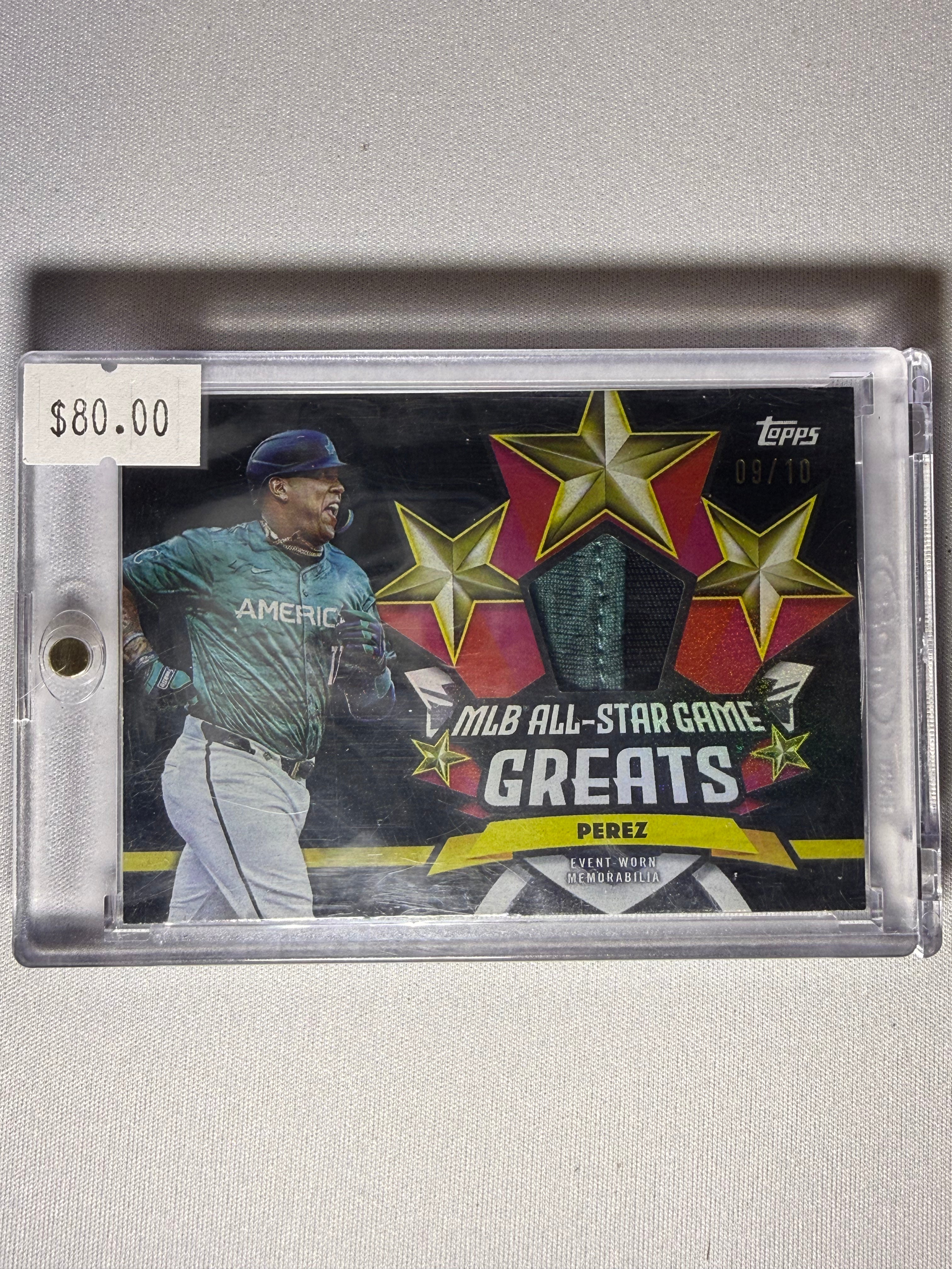 Salvador Perez MLB ASG Greats Jersey Card /10
