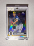 Jacob Misiorowski Topps Chrome Rookie Card /50