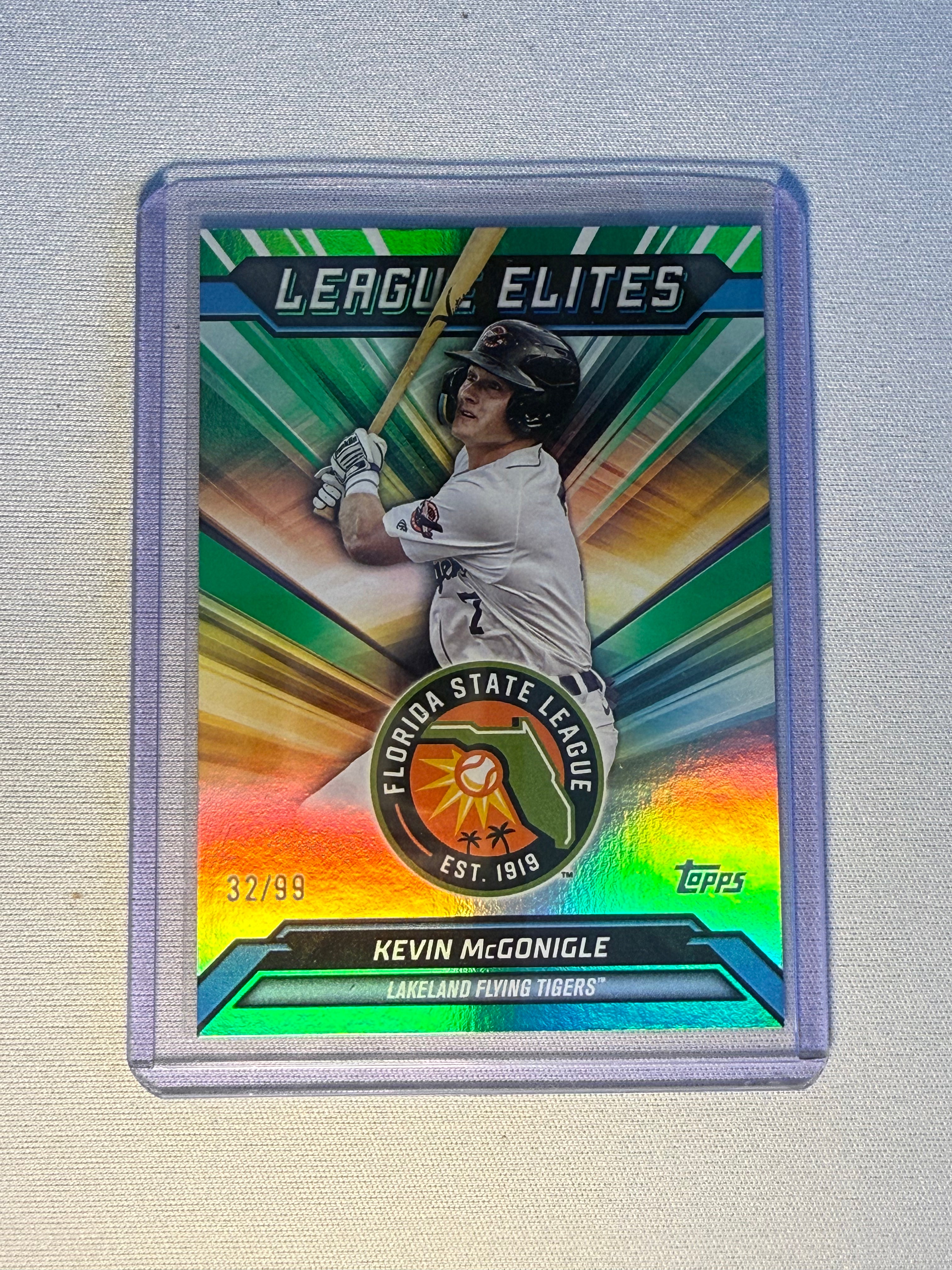 Kevin McGonigle Topps League Elites /99