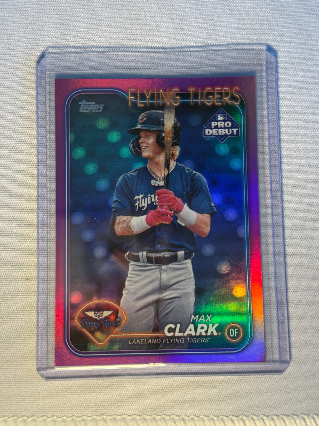 Max Clark Topps Pro Debut Refractor /199