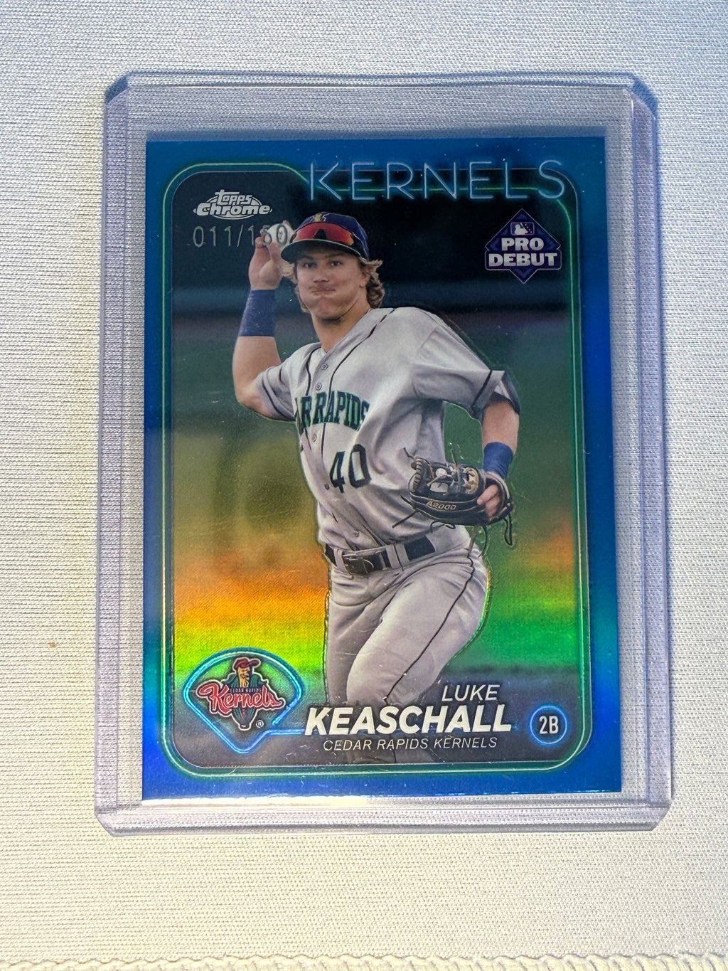Luke Keaschall Topps Pro Debut Refractor /160