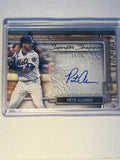 Pete Alonso Topps Superstar Showpiece Autographed Card /25