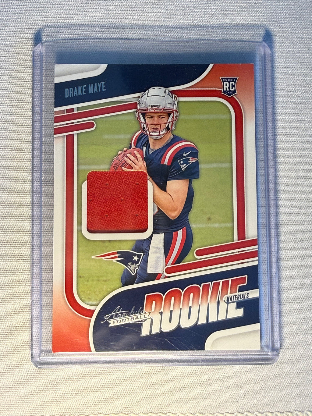 Drake Maye Panini Absolute Rookie Jersey Card