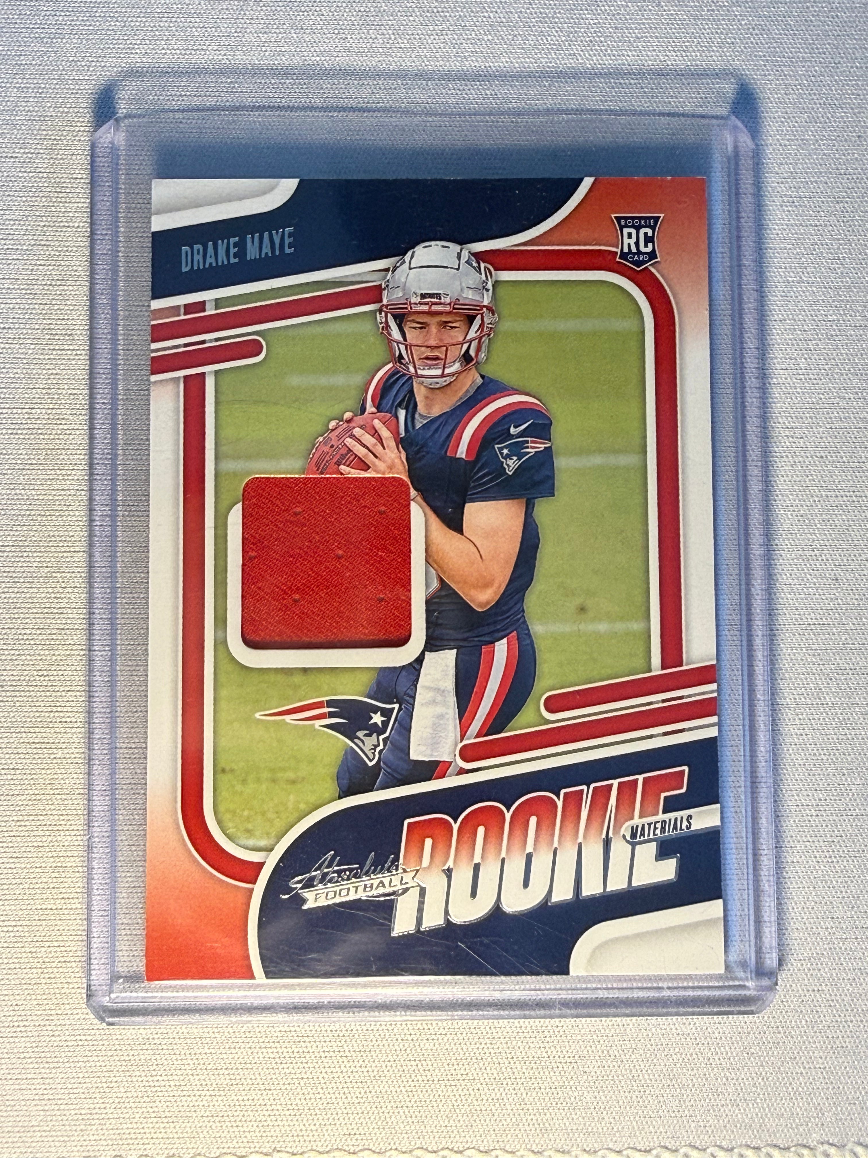 Drake Maye Panini Absolute Rookie Jersey Card