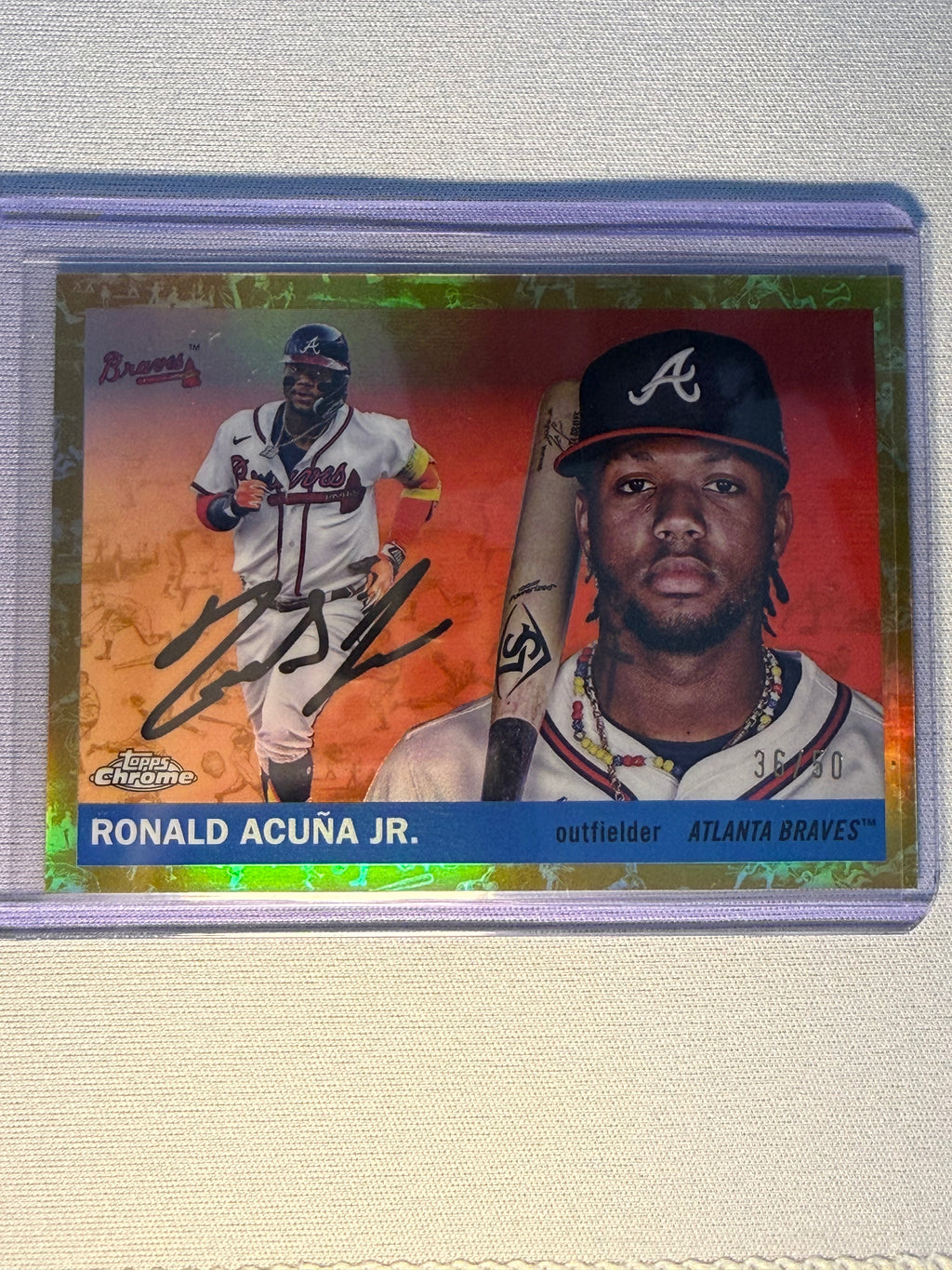 Ronald Acuña Jr. Topps Chrome /50