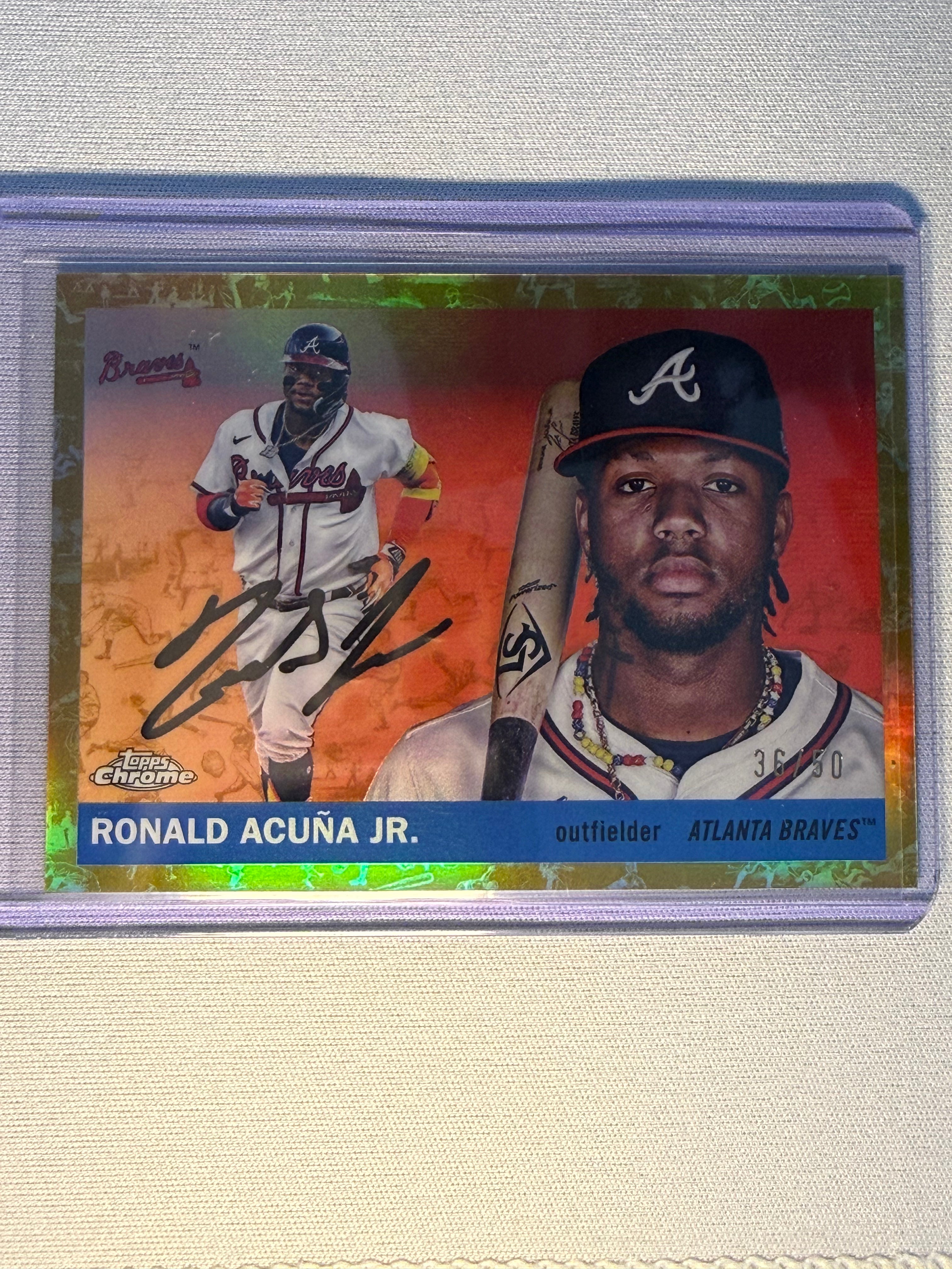 Ronald Acuña Jr. Topps Chrome /50