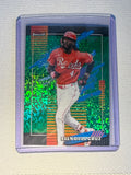 Elly De La Cruz Topps Finest Green Shimmer Refractor
