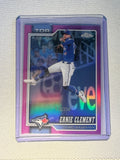 Ernie Clement Topps Chrome Pink Refractor /250