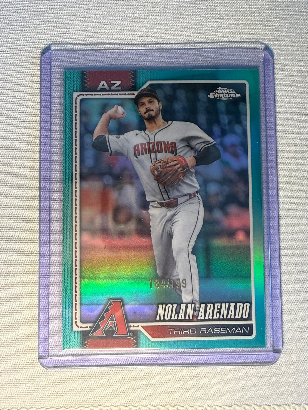 Nolan Arenado Topps Chrome Aqua Refractor /199