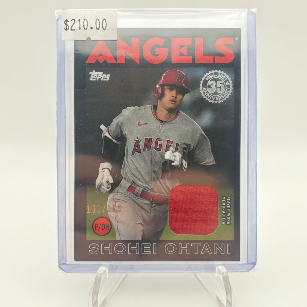 Shohei Ohtani 2021 Topps 1986 Relic Card /199
