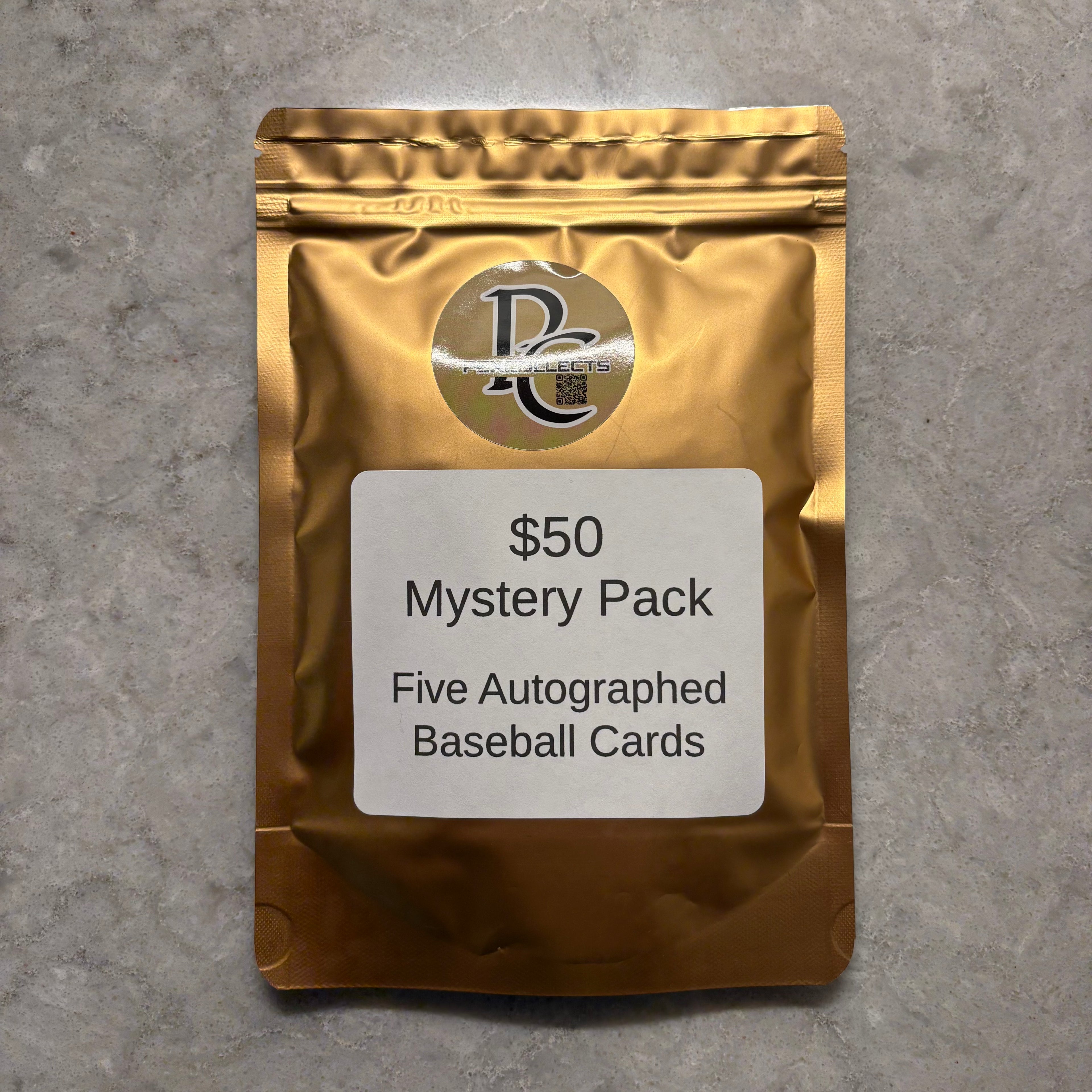 Baseball Card Mystery Pack - Gold