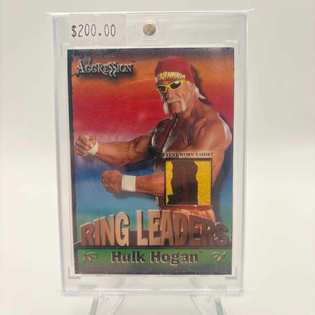 Hulk Hogan Fleer 2003 Ring Leaders Event Worn Shirt Card