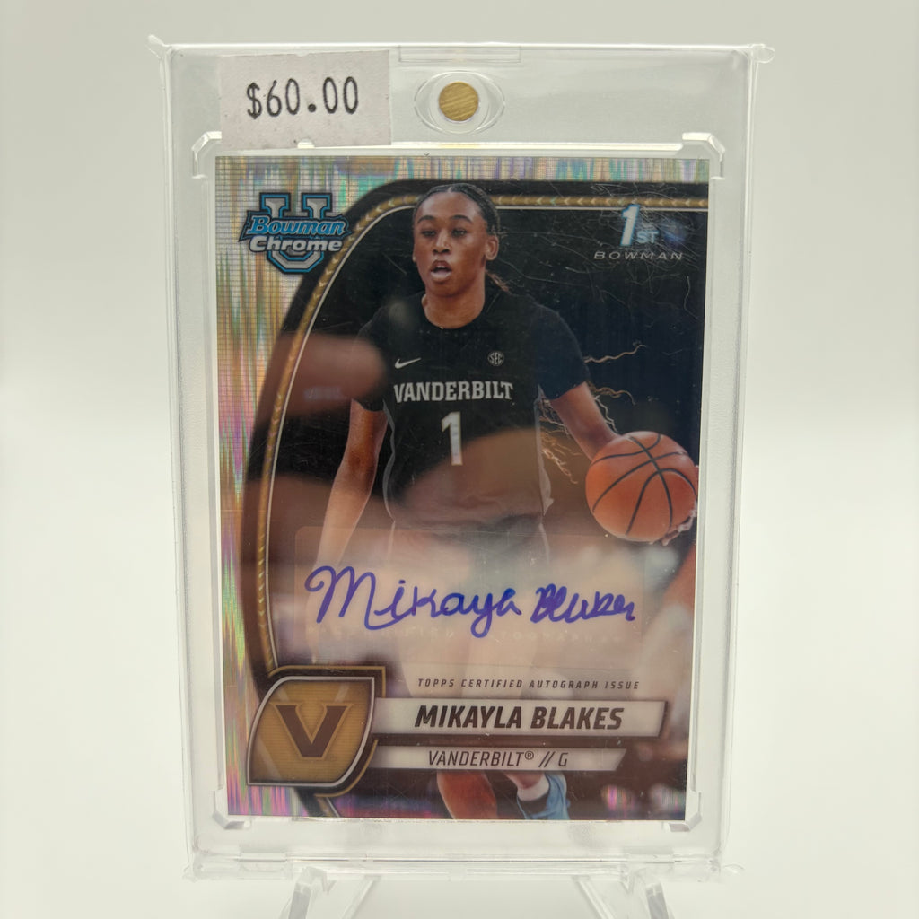 Mikayla Blakes 2024 Bowman U Chrome 1st Auto