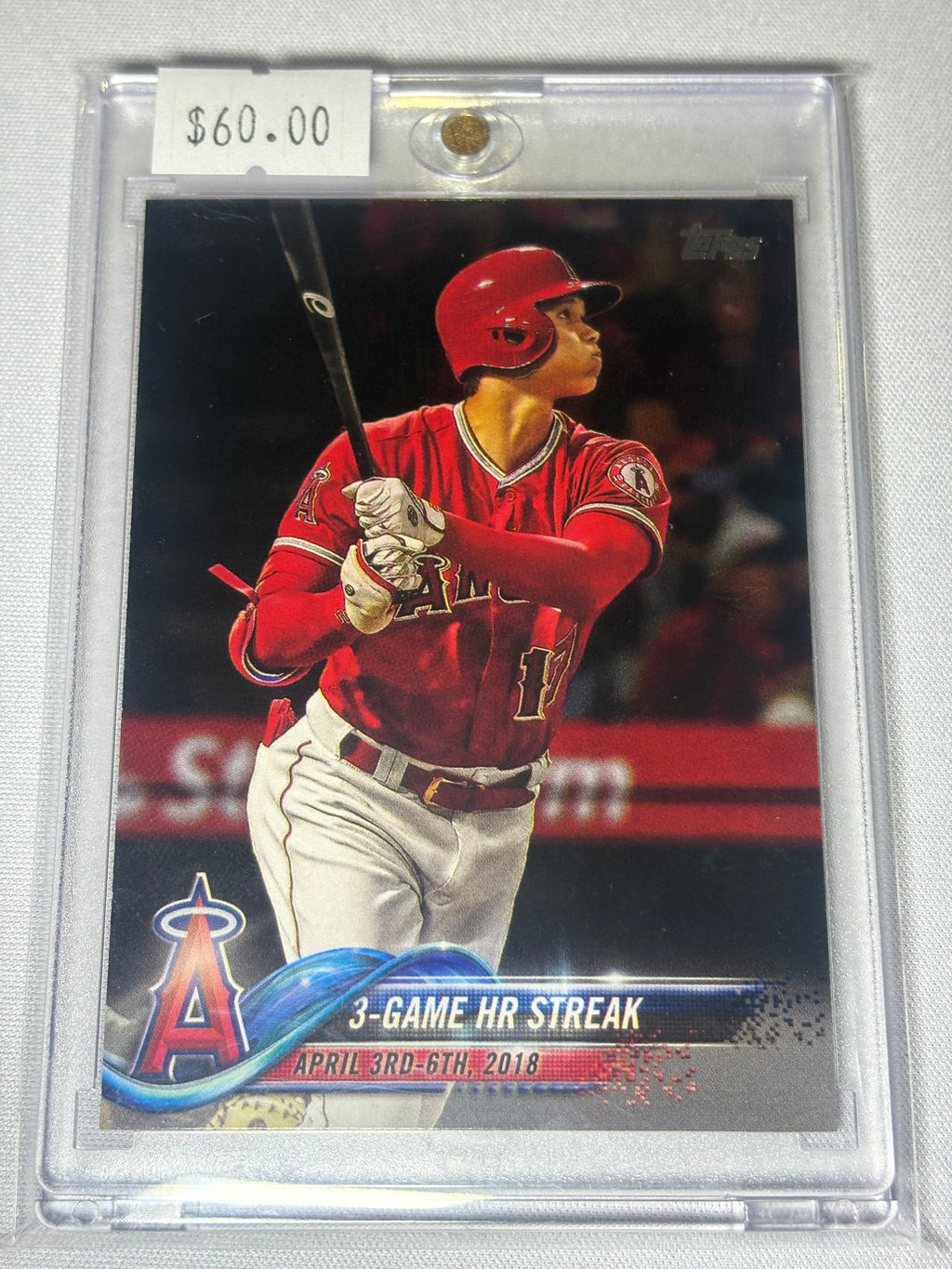 Shohei Ohtani 2018 Topps #-Game HR Streak