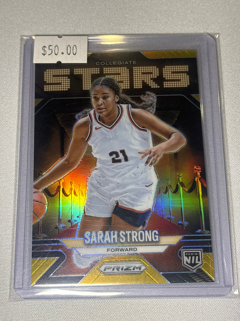 Sarah Strong 2025 Panini Prizm NIL Collegiate Stars /10