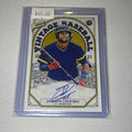 Jackson Chourio Onyx Vintage Baseball Autographed Card