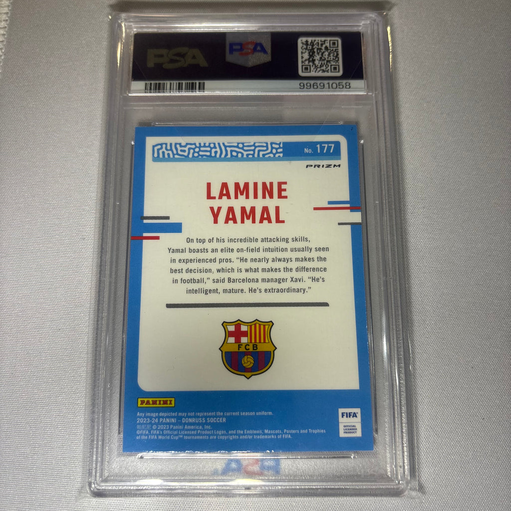 Lamine Yamal 2023 Donruss FIFA Optic Holo PSA 10