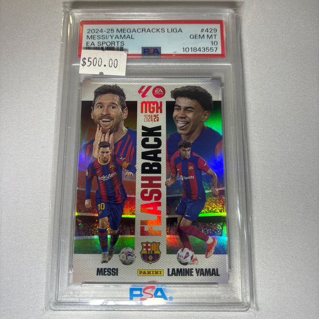 Messi/Yamal 2024 Megacracks LIGA EA Sports PSA 10
