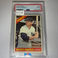 Mickey Mantle 1966 Topps PSA 2