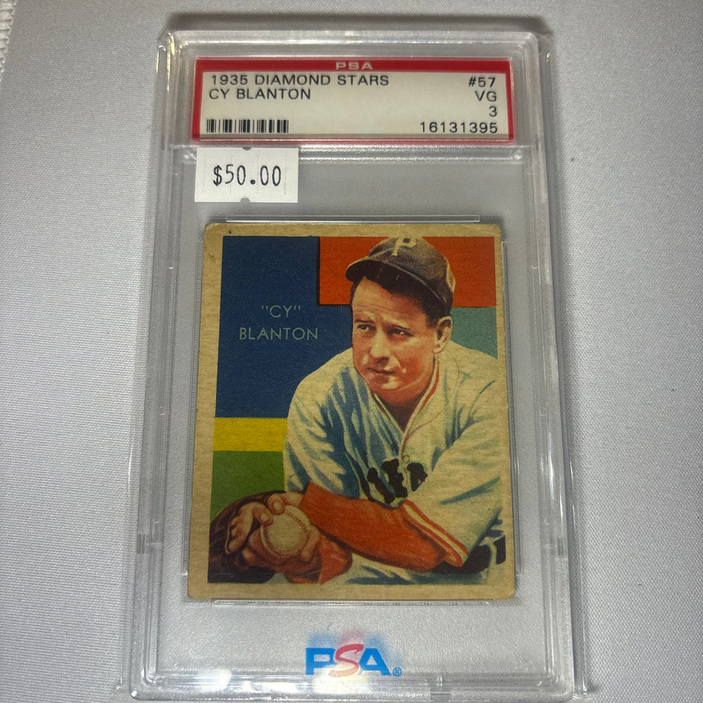 Cy Blanton 1936 Diamond Stars PSA 3