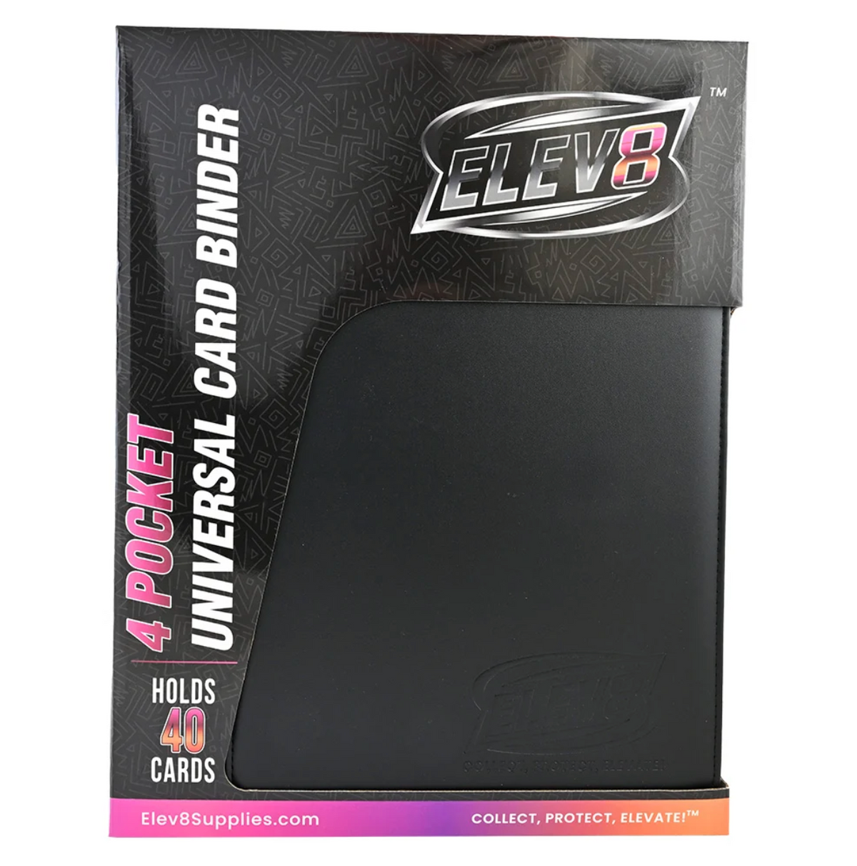 Elev8 4-Pocket Graded Card Binder – Universal Fit for PSA, BGS, SGC (Holds 40 Slabs)