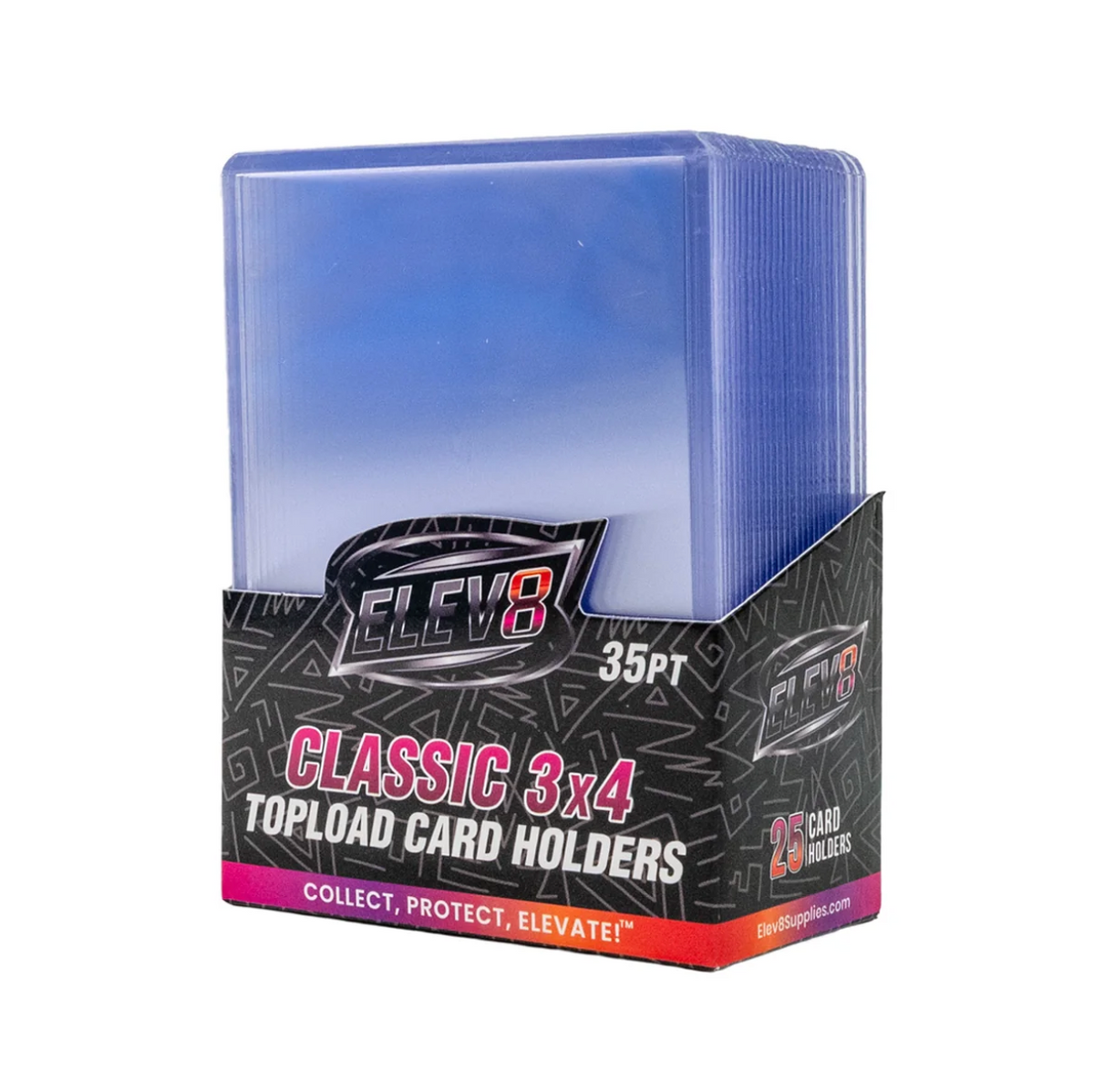 Elev8 3" x 4" Classic Topload Card Holders (Box of 25)