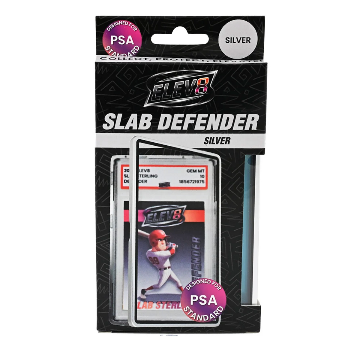 Elev8 Slab Defender - PSA - SILVER - Aluminum Graded Slab Protector