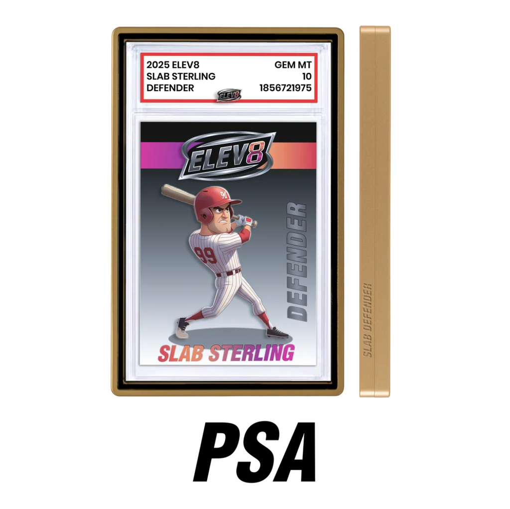 Elev8 Slab Defender - PSA - SILVER - Aluminum Graded Slab Protector